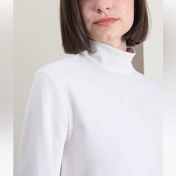 MAXMARA LEISURE Label-cut Trento Jersey Turtleneck Long Sleeve Dress.Size: S New - Picture 4 of 16